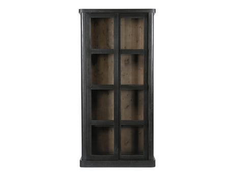 Mona Black Tall Cabinet - Ornate Home