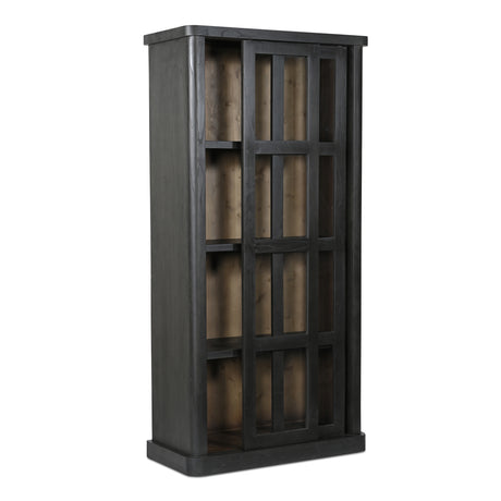 Mona Black Tall Cabinet - Ornate Home