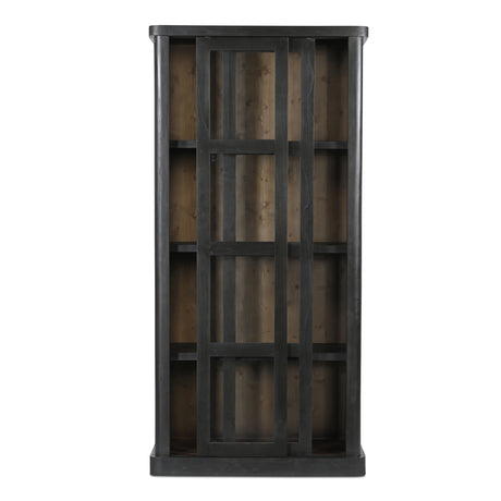 Mona Black Tall Cabinet - Ornate Home