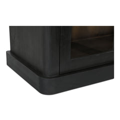 Mona Black Tall Cabinet - Ornate Home