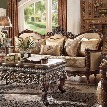 Monaco Elite Antique Brown Sofa / HD-S92 - Ornate Home