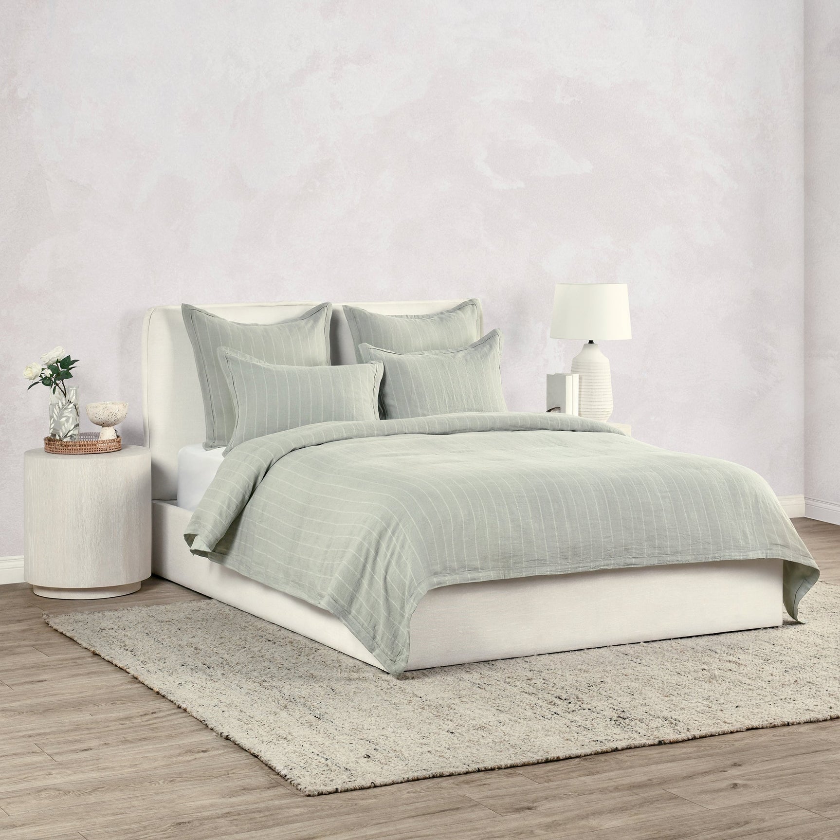 Monaco Sage Duvet Collection - Ornate Home