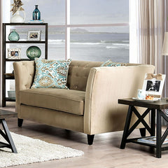 Monaghan Camel Loveseat - Ornate Home