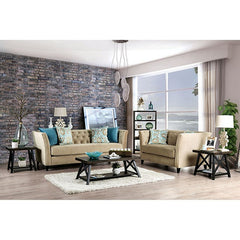 Monaghan Camel Loveseat - Ornate Home