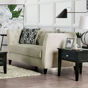 Monaghan Ivory Loveseat - Ornate Home