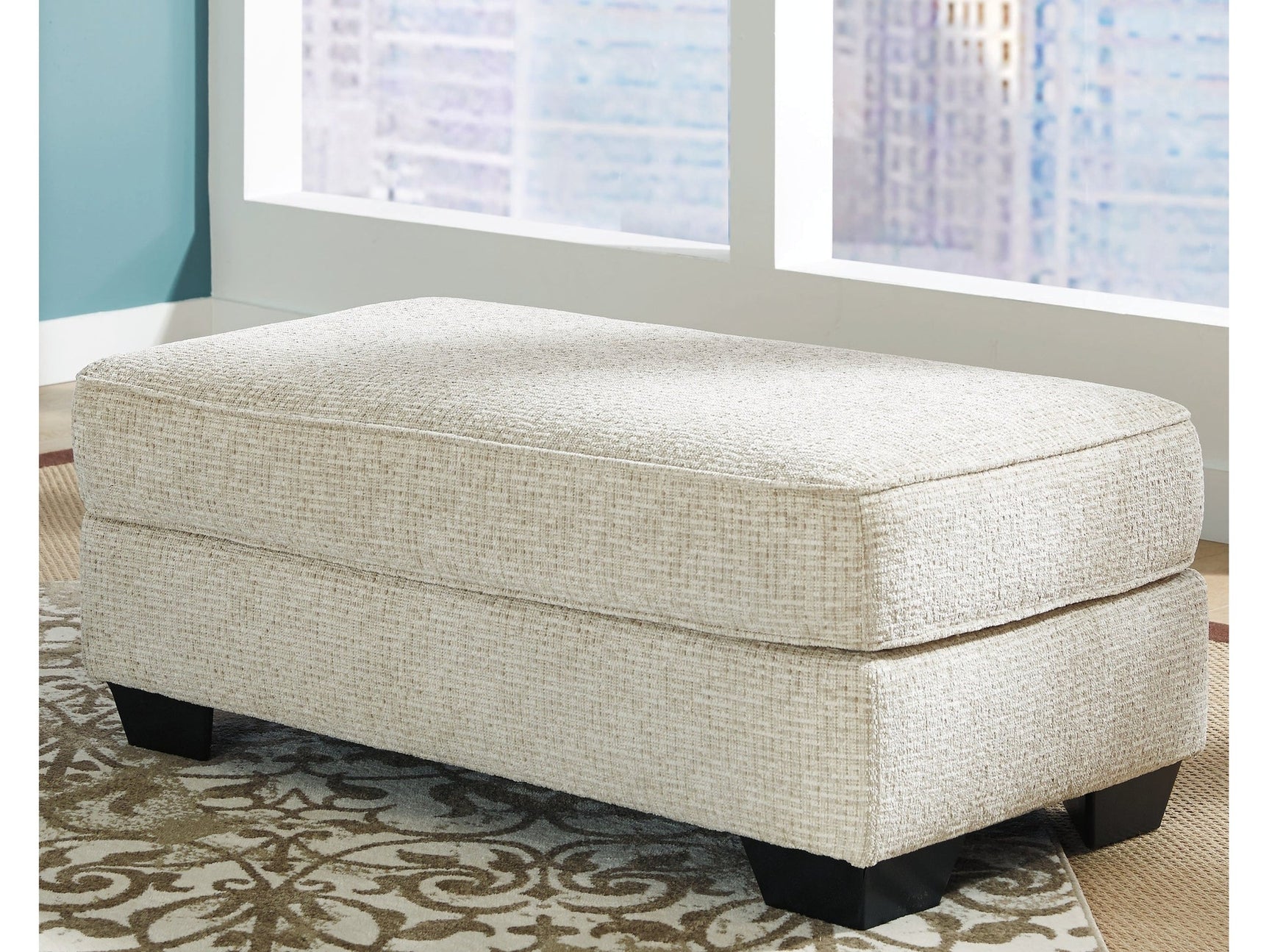 Monaghan Sandstone Ottoman - Ornate Home