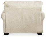 Monaghan Sandstone Oversized Chair and Ottoman (Online Special Price) - Ornate Home
