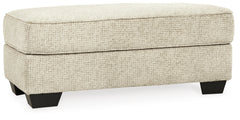 Monaghan Sandstone Oversized Chair and Ottoman - Ornate Home