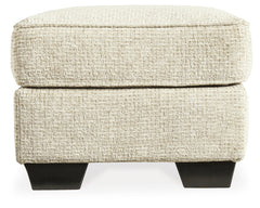 Monaghan Sandstone Oversized Chair and Ottoman - Ornate Home