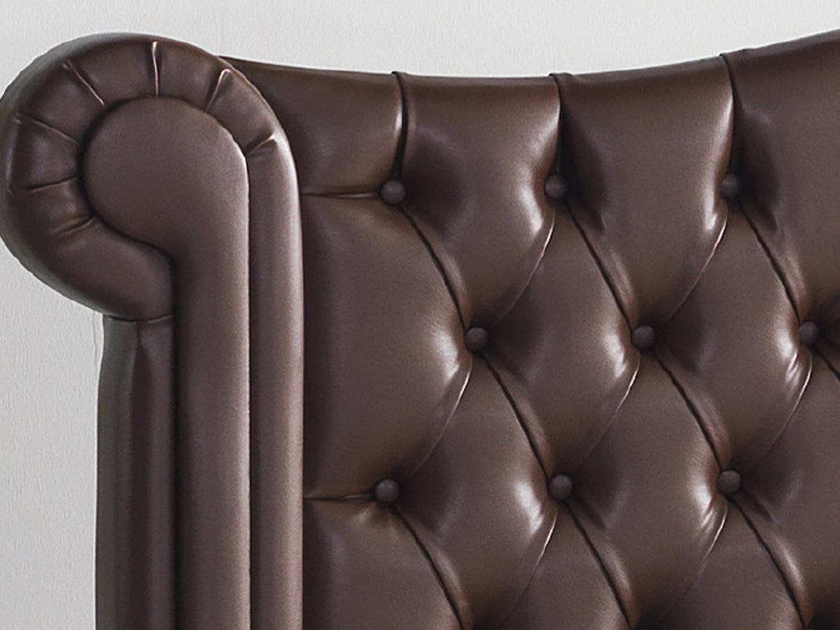 Monalisa Brown Storage Bed With Headboard - Ornate Home