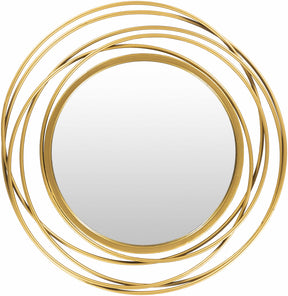 Monamon Round Rattan Mirror - Ornate Home