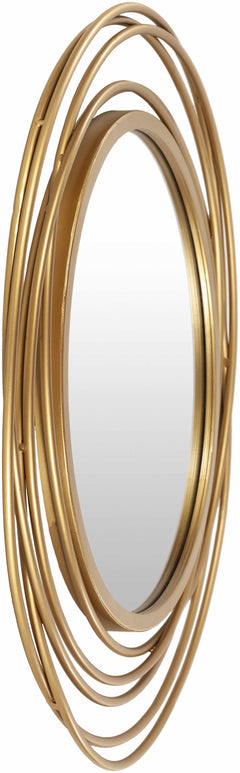 Monamon Round Rattan Mirror - Ornate Home