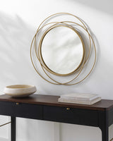 Monamon Round Rattan Mirror - Ornate Home