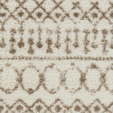 Monarch Cream&Tan Trellis Plush Rug - Ornate Home