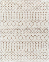Monarch Cream&Tan Trellis Plush Rug - Ornate Home