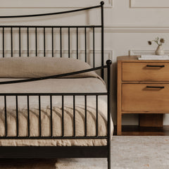Monet Black King Bed - Ornate Home