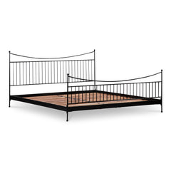 Monet Black Queen Bed - Ornate Home