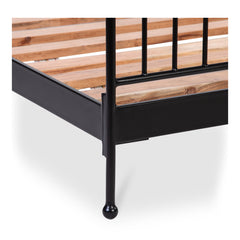 Monet Black Queen Bed - Ornate Home
