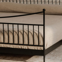 Monet Black Queen Bed - Ornate Home