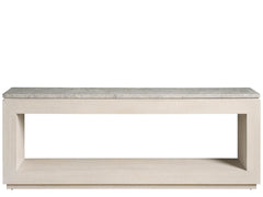 Monet White Oak/Stone Console Table - Ornate Home
