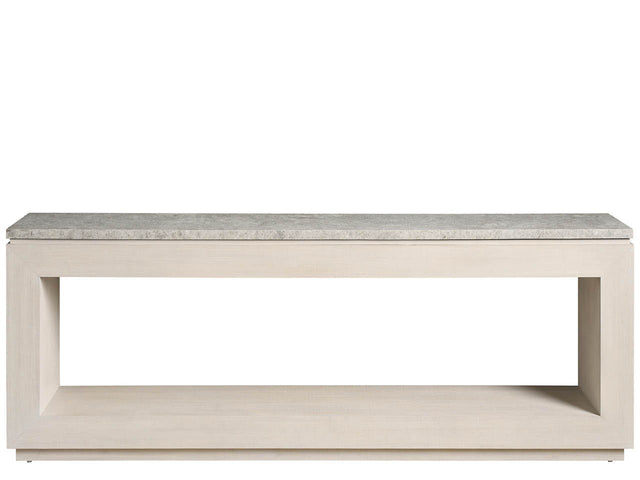 Monet White Oak/Stone Console Table - Ornate Home