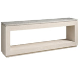 Monet White Oak/Stone Console Table - Ornate Home