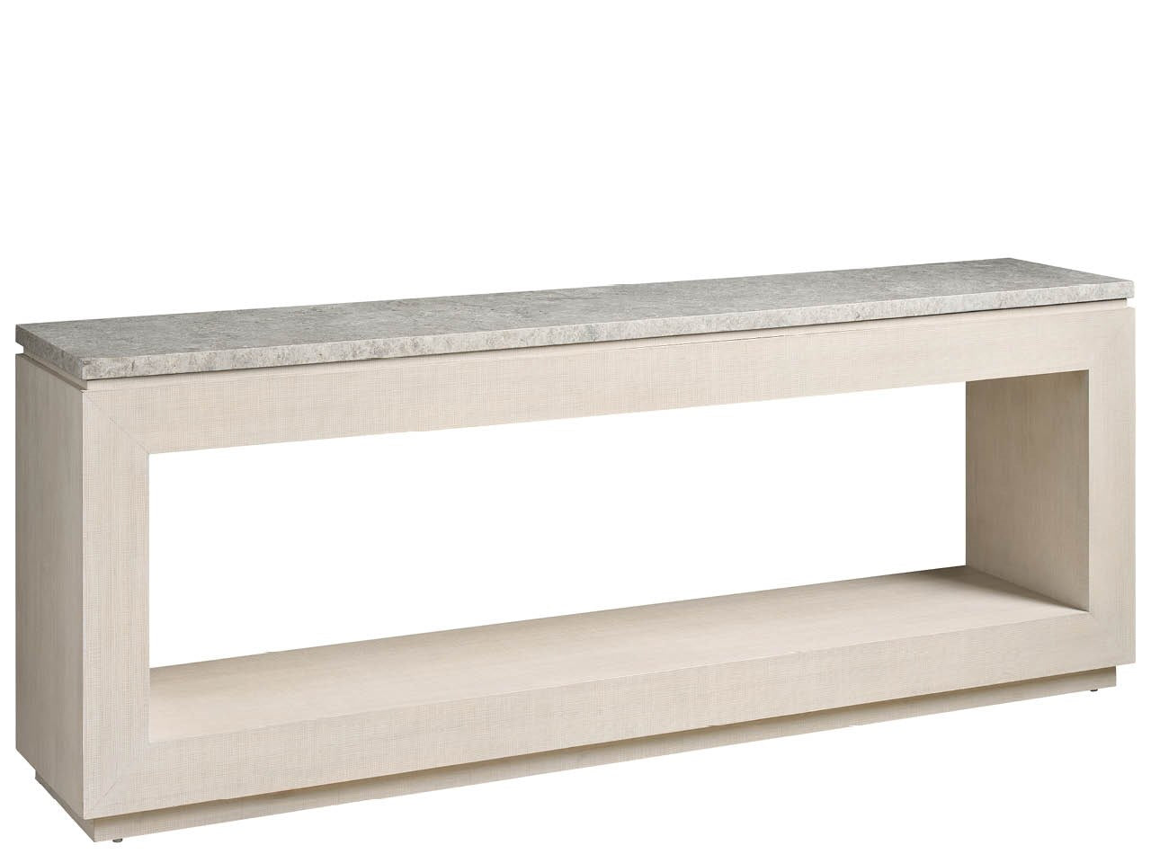 Monet White Oak/Stone Console Table - Ornate Home