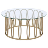 Monett Chocolate Chrome 3-piece Coffee and End Table Set - Ornate Home
