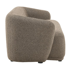 Monica Earth 88 Inch Boucle Fabric Sofa - Ornate Home