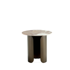 Monica End Table in Gold - Ornate Home