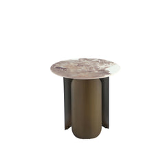 Monica End Table in Gold - Ornate Home