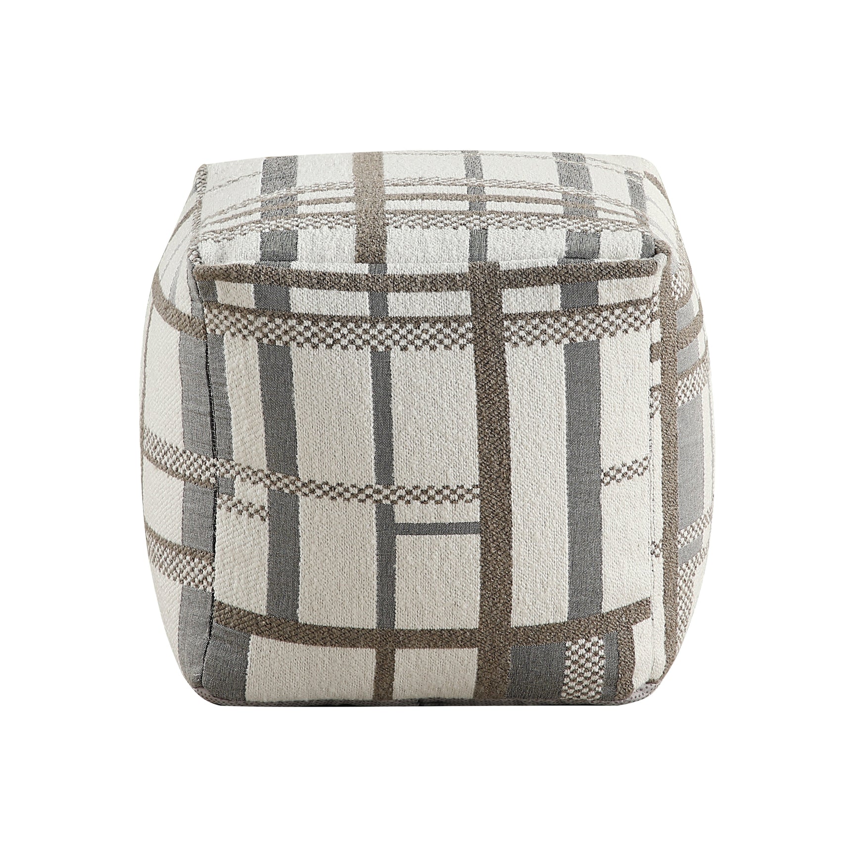 Monica Multi-color Pouf - Ornate Home