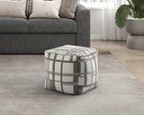 Monica Multi-color Pouf - Ornate Home