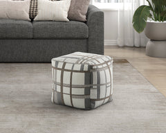 Monica Multi-color Pouf - Ornate Home