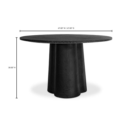 Mono Black Dining Table - Ornate Home