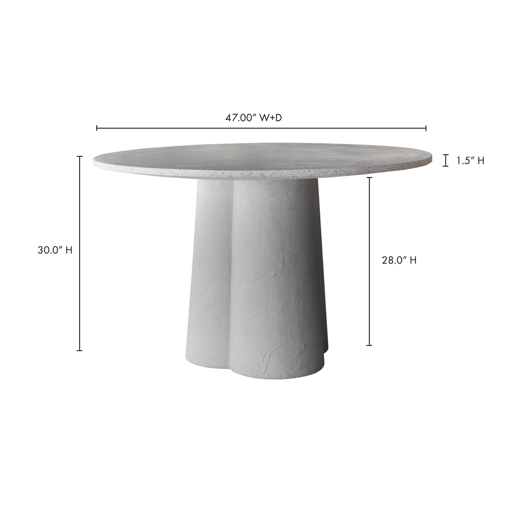 Mono White Dining Table - Ornate Home