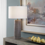 Monolith Gray Table Lamp - Ornate Home