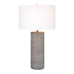 Monolith Gray Table Lamp - Ornate Home