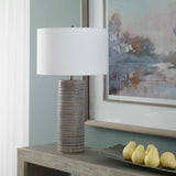 Monolith Gray Table Lamp - Ornate Home