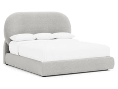 Monolith Grey Panel King Bed - Ornate Home