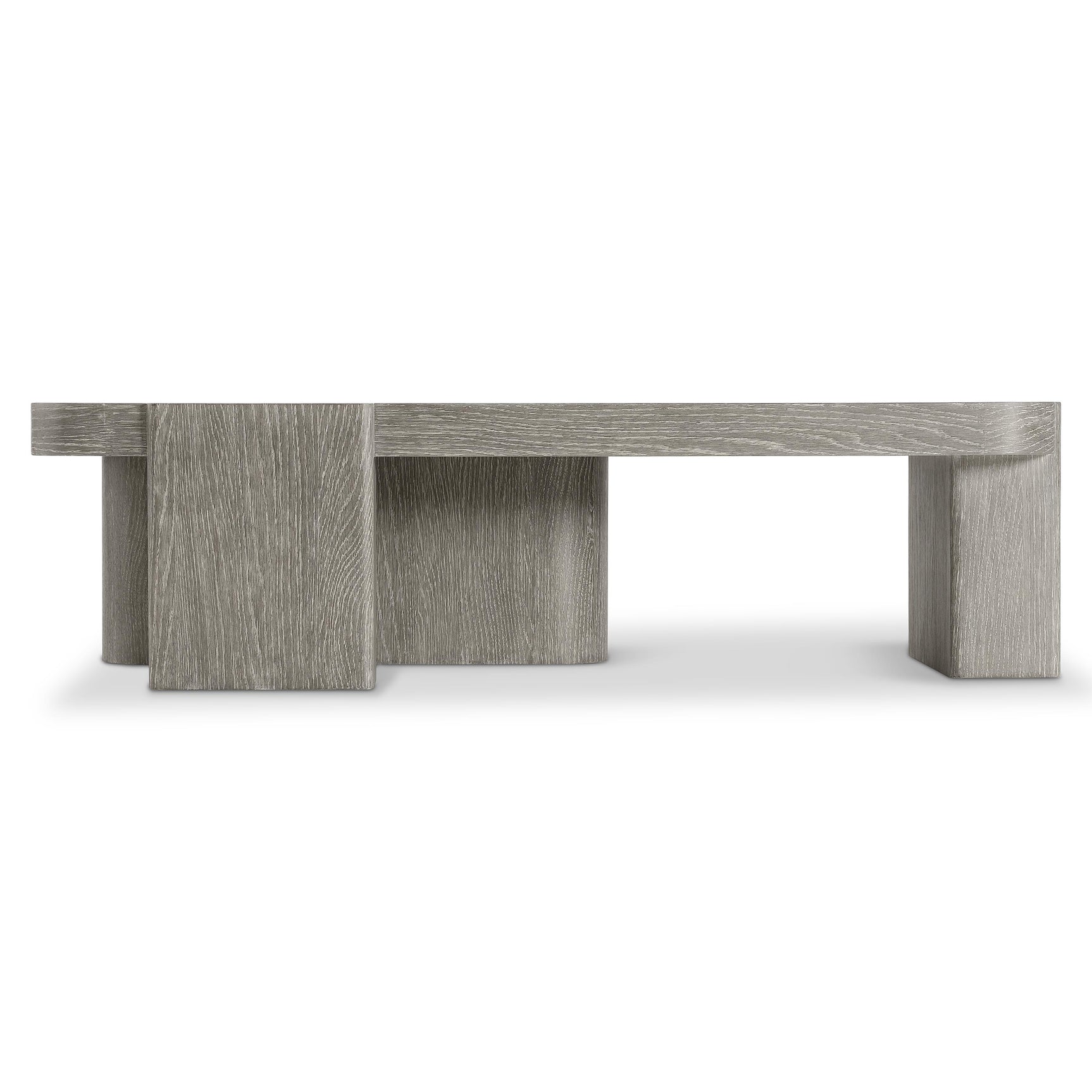 Monolith Puma Geometric Block-Leg Cocktail Table - Ornate Home