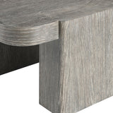 Monolith Puma Geometric Block-Leg Cocktail Table - Ornate Home