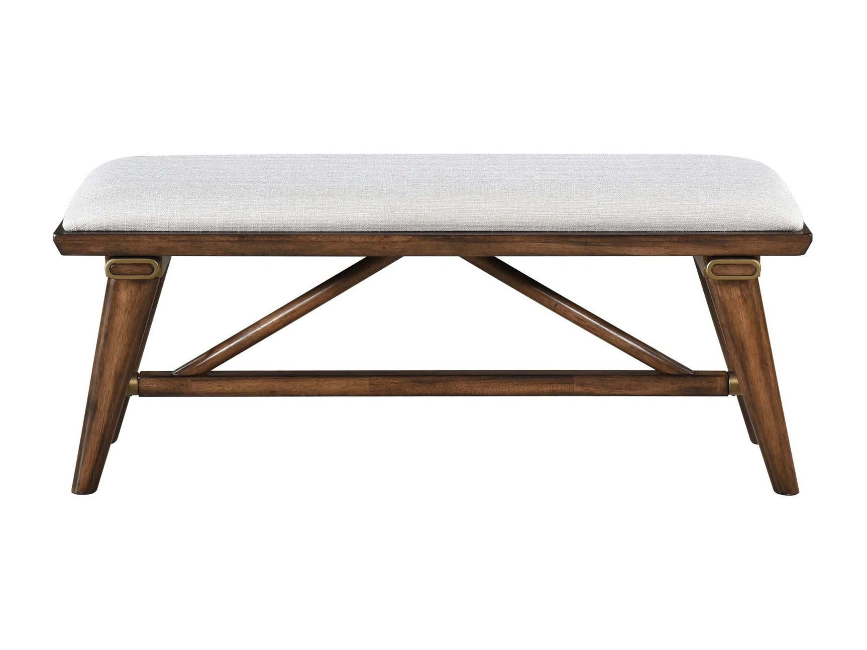 Monroe Cream Bench - Ornate Home