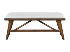 Monroe Cream Bench - Ornate Home