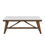 Monroe Cream/Brown 5-Piece Dining Room Set - Ornate Home