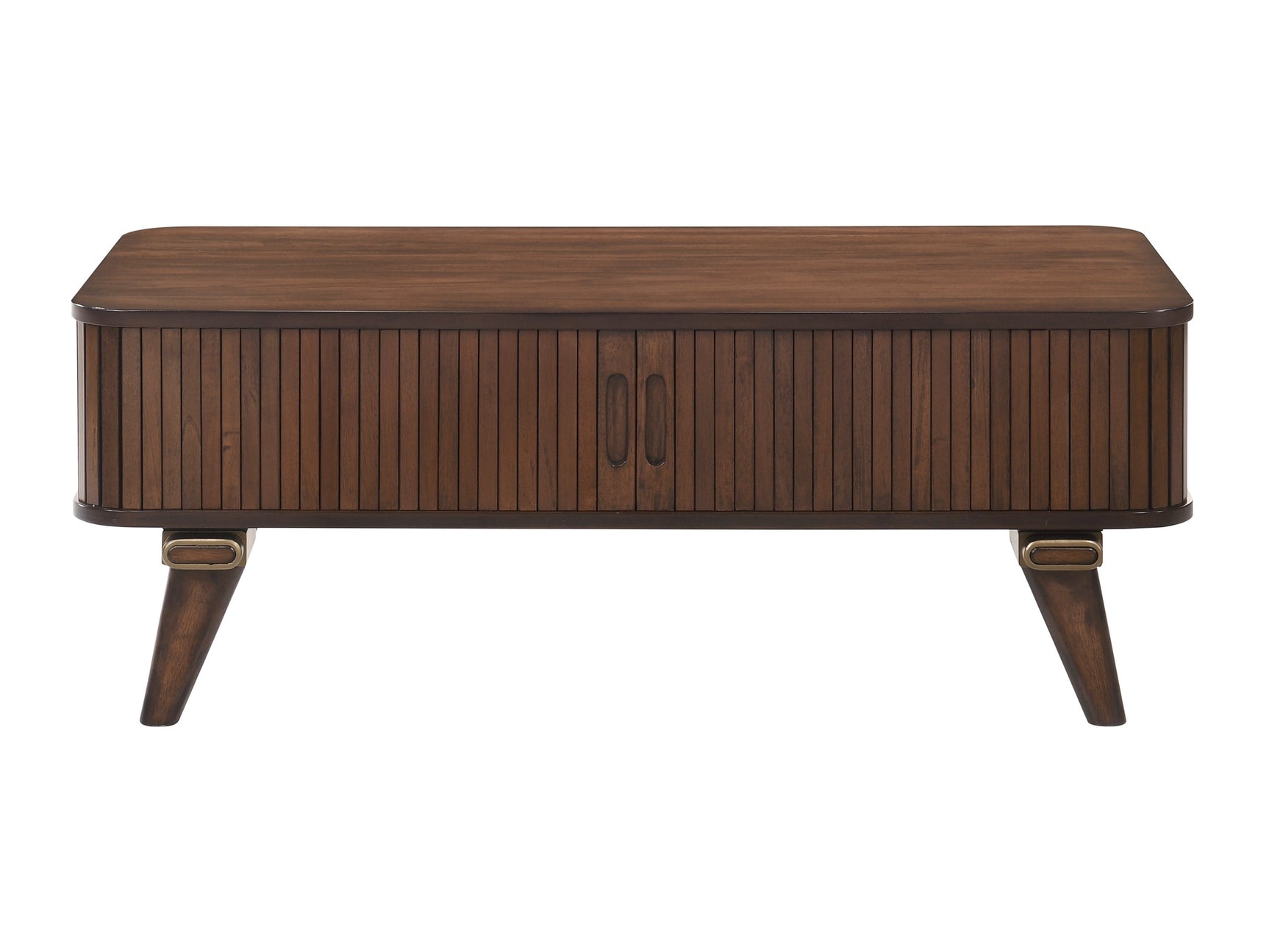 Monroe Walnut Cocktail Table - Ornate Home