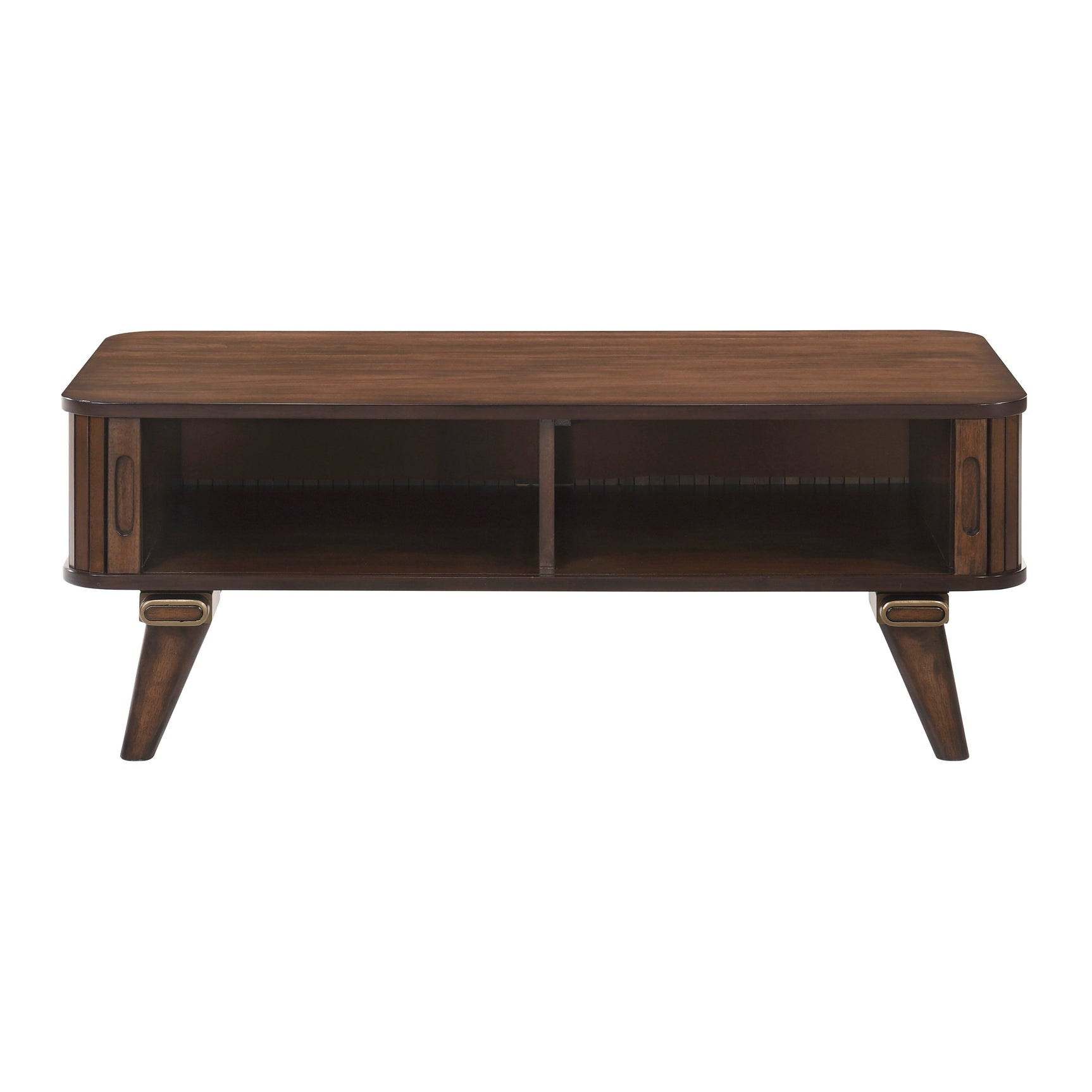 Monroe Walnut Cocktail Table - Ornate Home