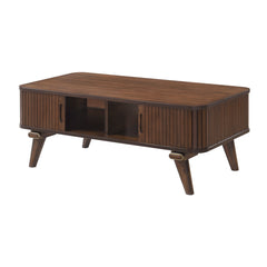 Monroe Walnut Cocktail Table - Ornate Home