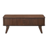 Monroe Walnut Cocktail Table - Ornate Home