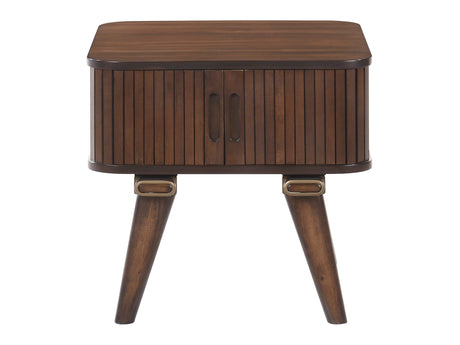 Monroe Walnut End Table - Ornate Home